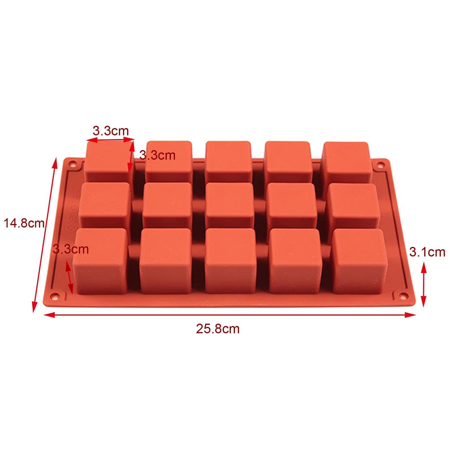 Square chocolate molds Pastry Tools Cupcake Baking Pan Kitchen Supply