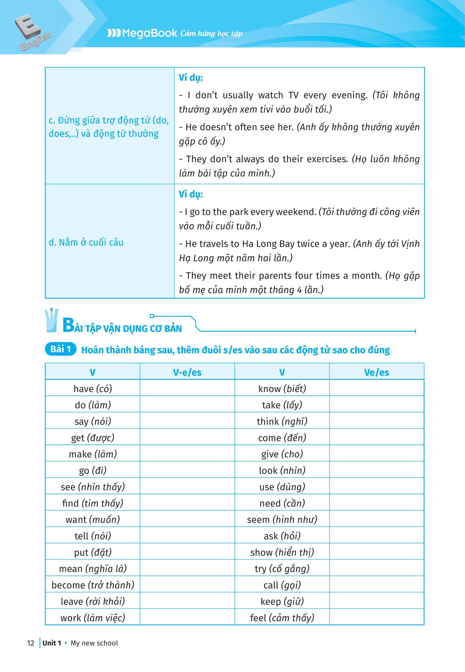 Luyện Chuyên Sâu Ngữ Pháp Và Bài Tập Tiếng Anh 6 - Tập 1 (Theo Chương Trình Global Success)