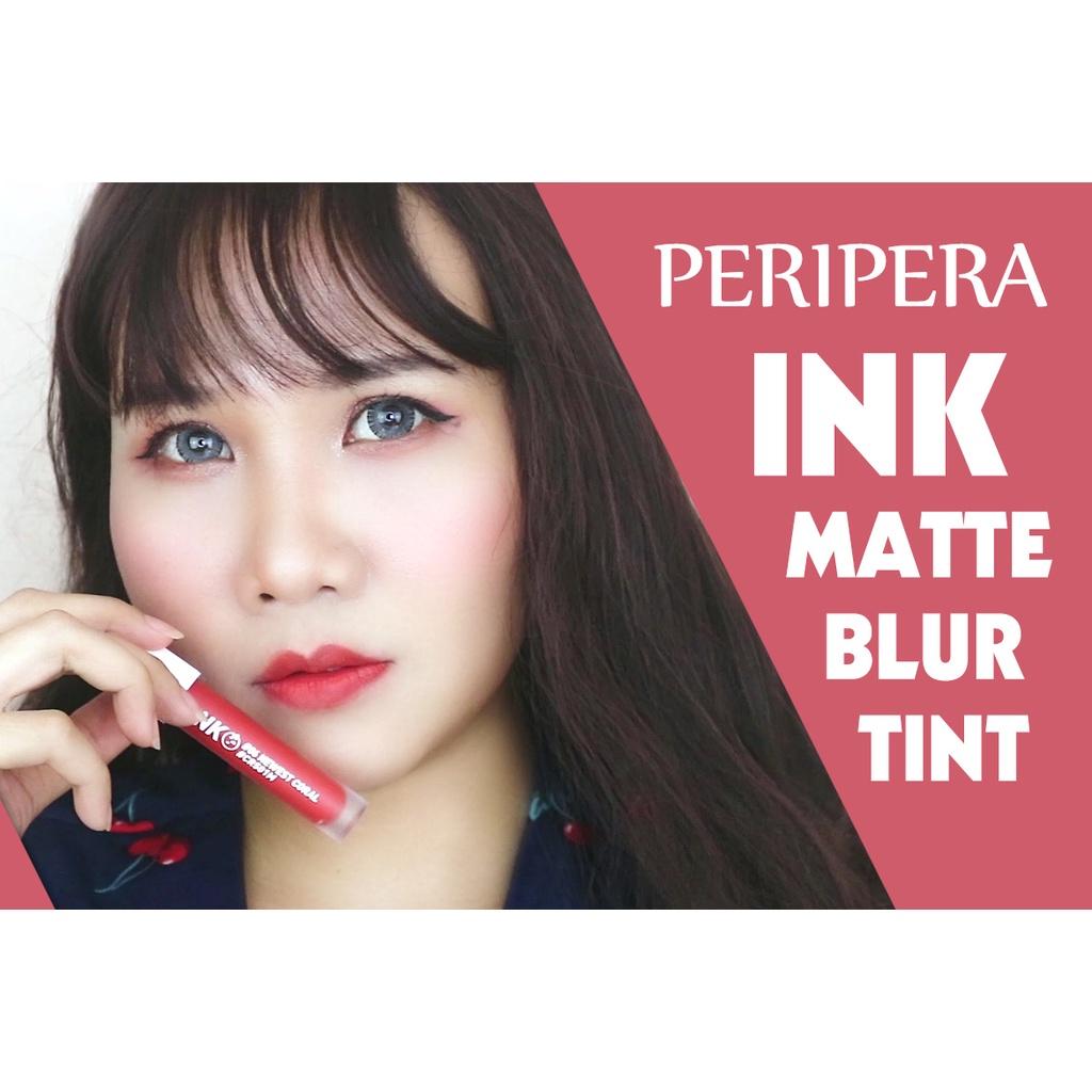 Son Kem Lì Siêu Mịn Peripera Ink Matte Blur Tint Hàn Quốc 3.8g