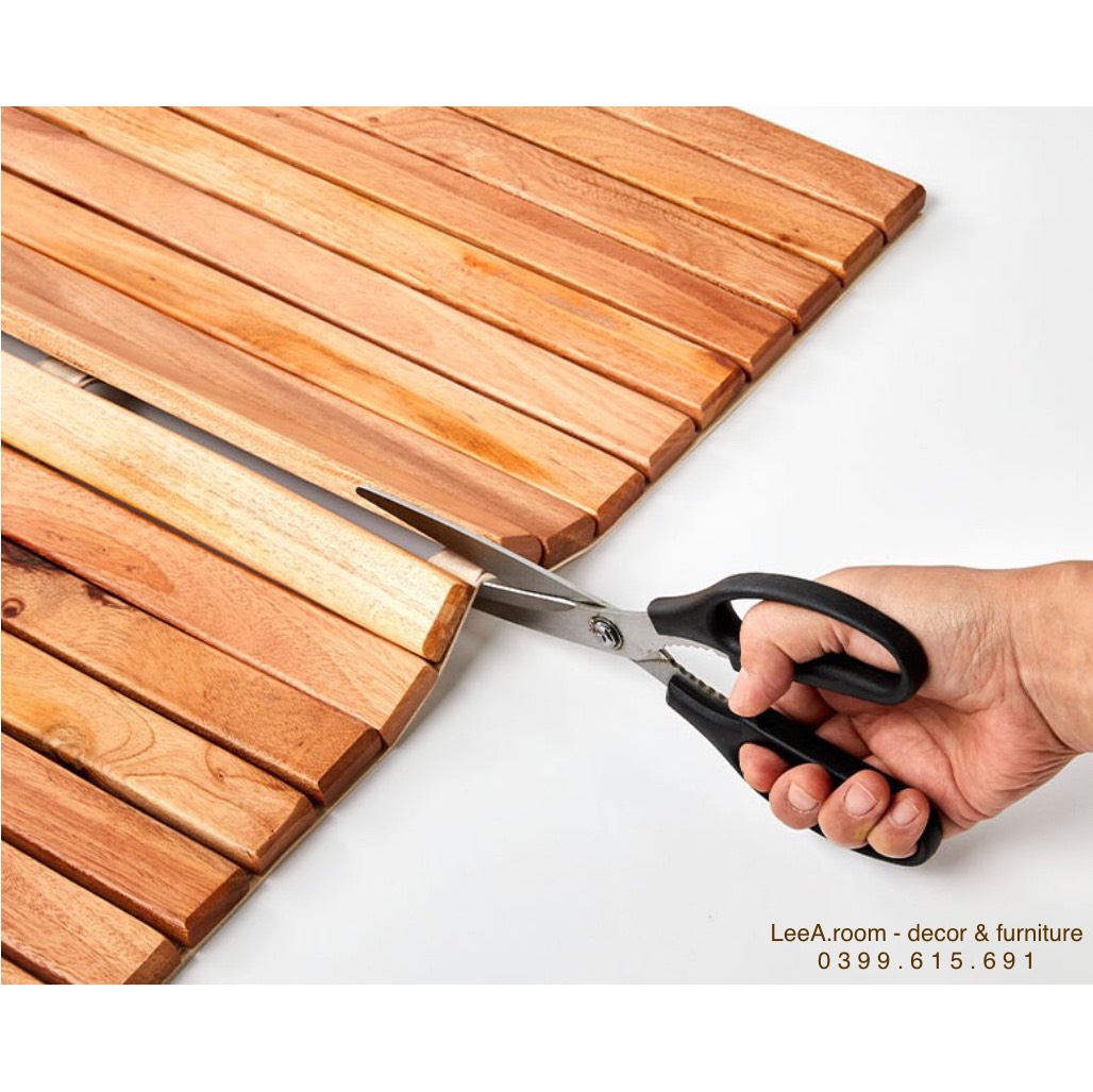 Thảm gỗ Ash/ Thảm gỗ cuộn thông minh/Tấm lót sàn phòng tắm bằng gỗ chống thấm cao cấp