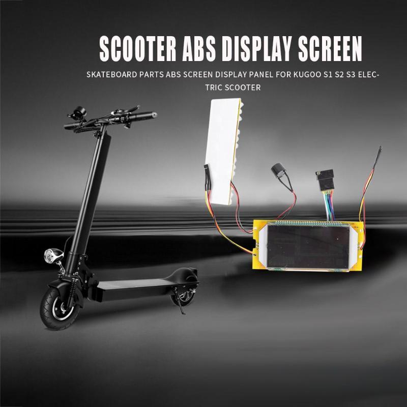 Màn hình LCD hiển thị 36V cho xe tay ga điện 8 inch Phụ kiện thay thế xe tay ga phù hợp cho Kugoo S1 S2 S3 S3 Color: Dashboard Base