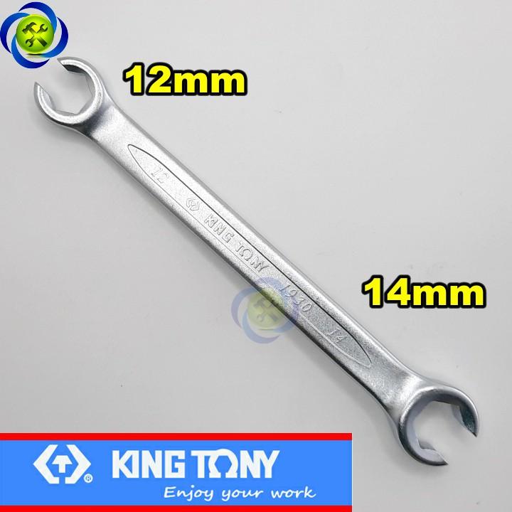 Cờ lê mở ống dầu 12mm -14mm Kingtony 19301214 loại hai đầu