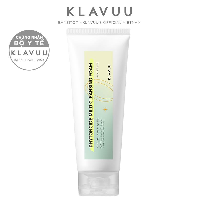 Sữa rửa mặt nhẹ nhàng KLAVUU Phytoncide Mild Cleansing Foam 150ml