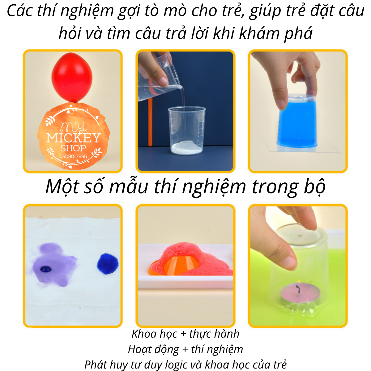 Mideer Science Talent - Bộ Trò Chơi Thực hành thí nghiệm Khoa Học Cho Trẻ 6+ - My Mickey Shop (có bản dịch HDSD)