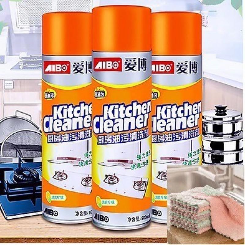 Xịt bếp đa năng Kitchen Cleaner Chính hãng xịt bếp, Xịt Bọt Tuyết Đa Năng, Tẩy Dầu Mỡ, Tẩy Vết Bẩn