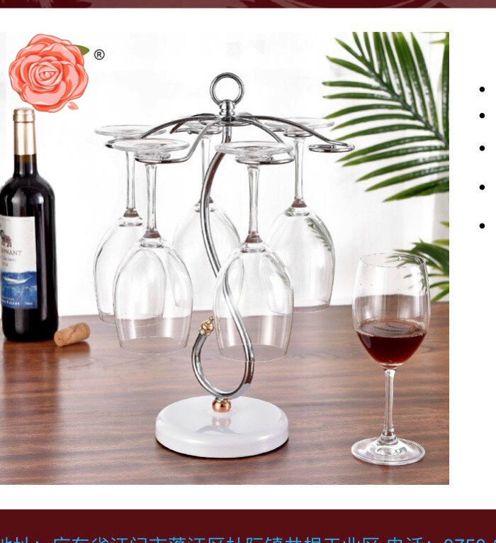 GIÁ TREO LY RƯỢU VANG ĐỂ BÀN CAO CẤP SANG TRỌNG - VD73