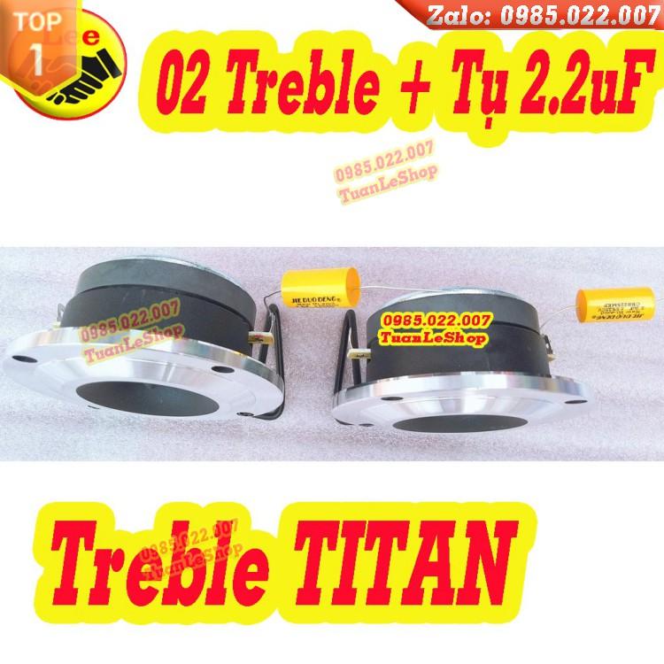 LOA TREBLE PIONEER TITAN 3 VÍT KÈM CHÂN RỜI VÀ TỤ 2,2MF - BỘ 2 LOA PIO 15