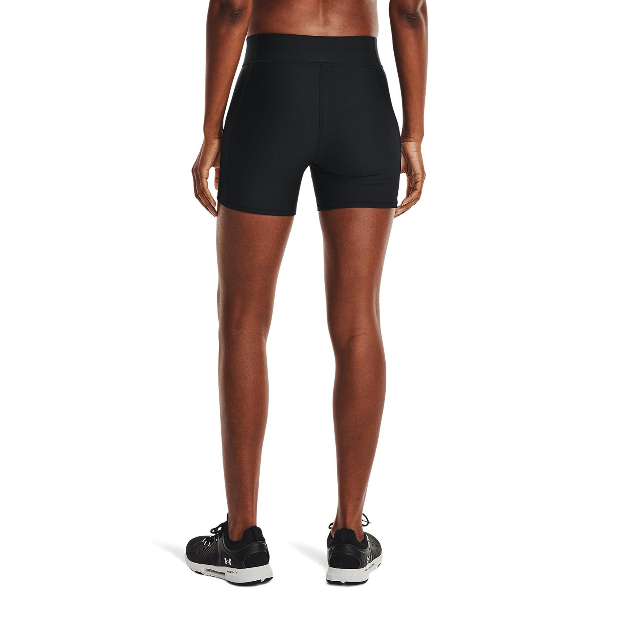 Quần ngắn biker thể thao nữ Under Armour HeatGear Armour Mid-Rise Middy - 1360938-001