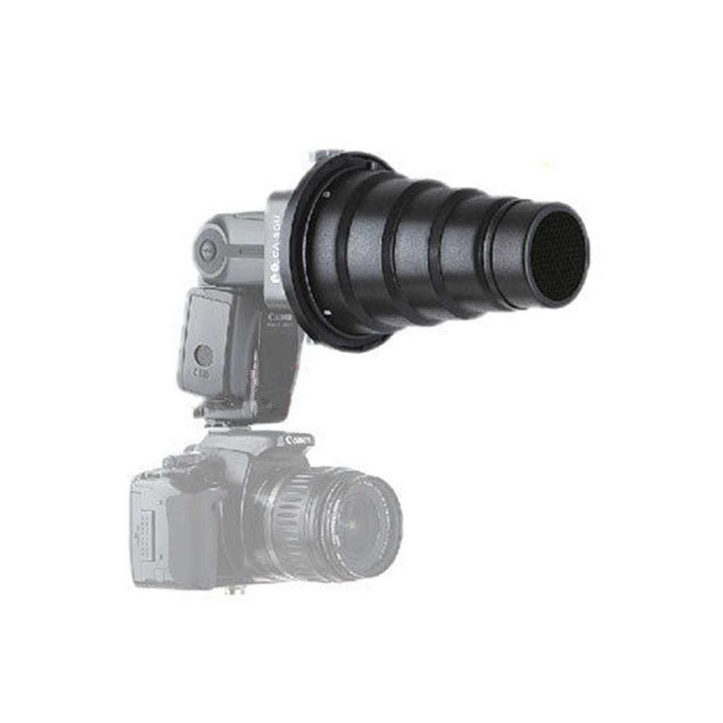 Flash Adapter Kit Accessory Conical Snoot for Elinchrom Bracket Speedlite
