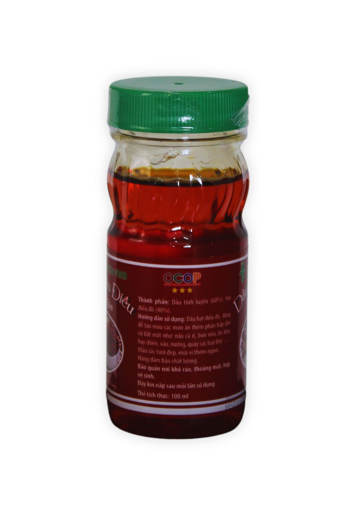 Lốc 6 Chai Dầu Màu Điều Đậm Đặc 100ml Thiên Thiên Food Tạo Màu Đẹp Khi Nấu Bún Bò Huế, Bún Riêu, Cari,...