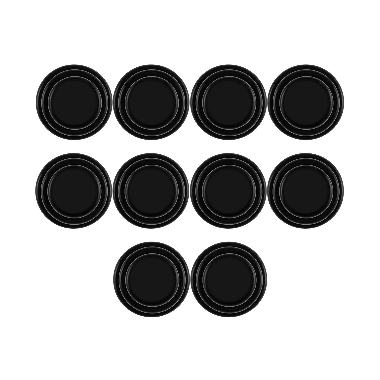 Door Protection Silicone Pad Sound Insulation Black