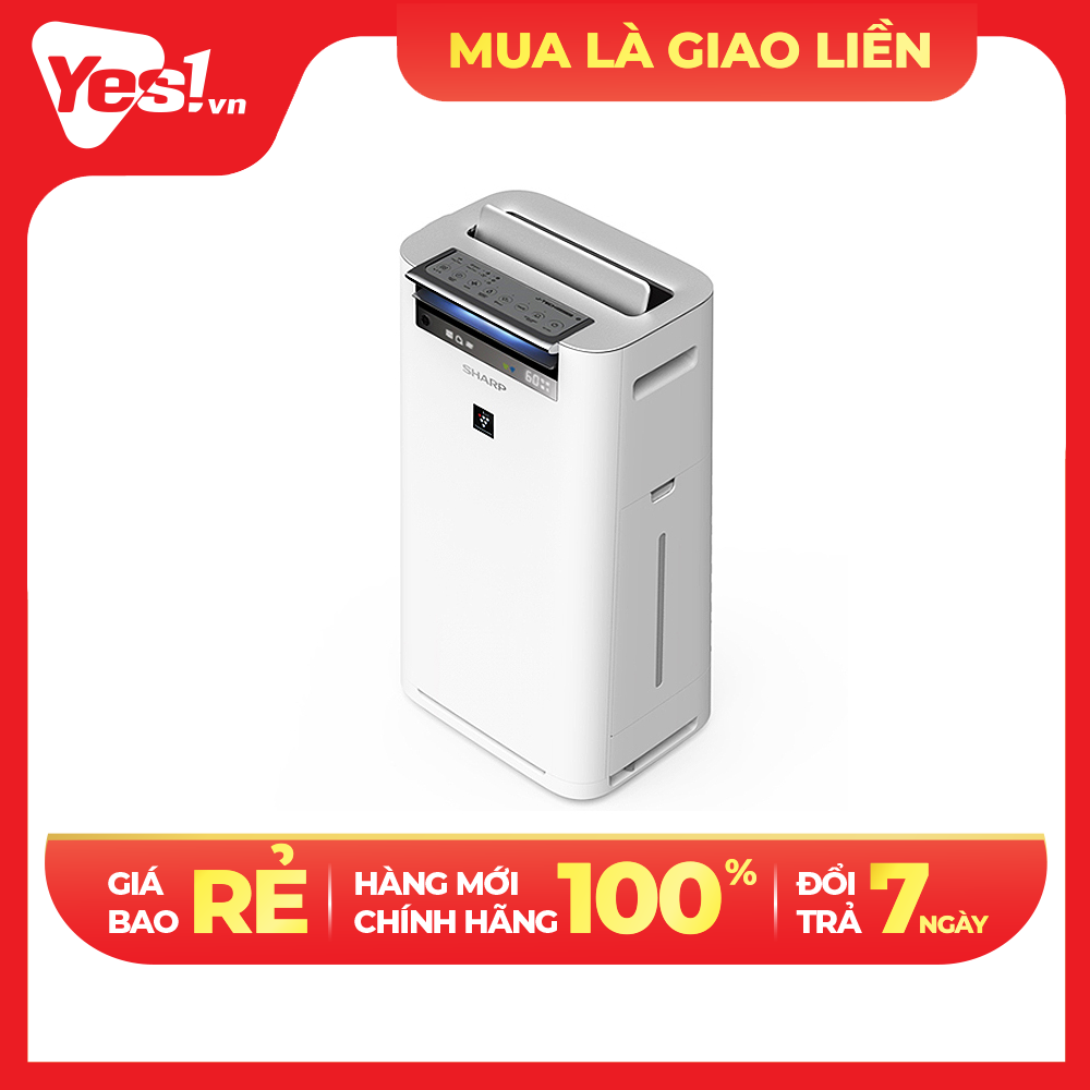 Máy Lọc Không Khí Và Tạo Ẩm Sharp KC-G40EV-W - Hàng chính hãng