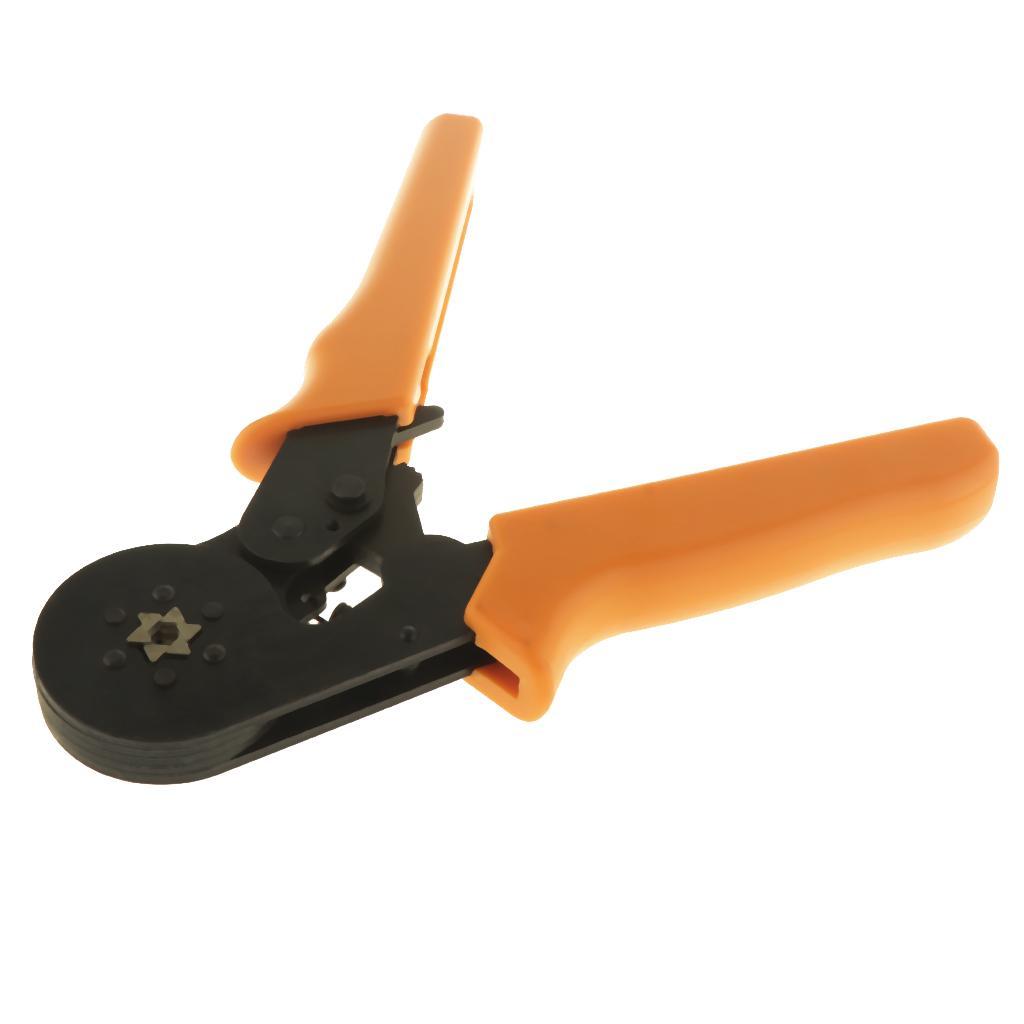 Ratcheting Wire Terminal Crimper For Gage Wire Ends Ferrules D AWG23-10, providing you with easy operation and sturdy crimping