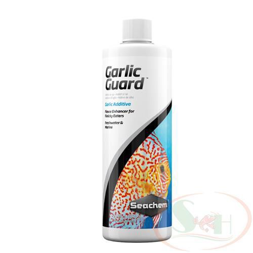 Hỗ trợ tiêu hóa Seachem Garlic Guard 100ml, 250ml, 500ml cải thiện biếng ăn cá thủy sinh nước biển