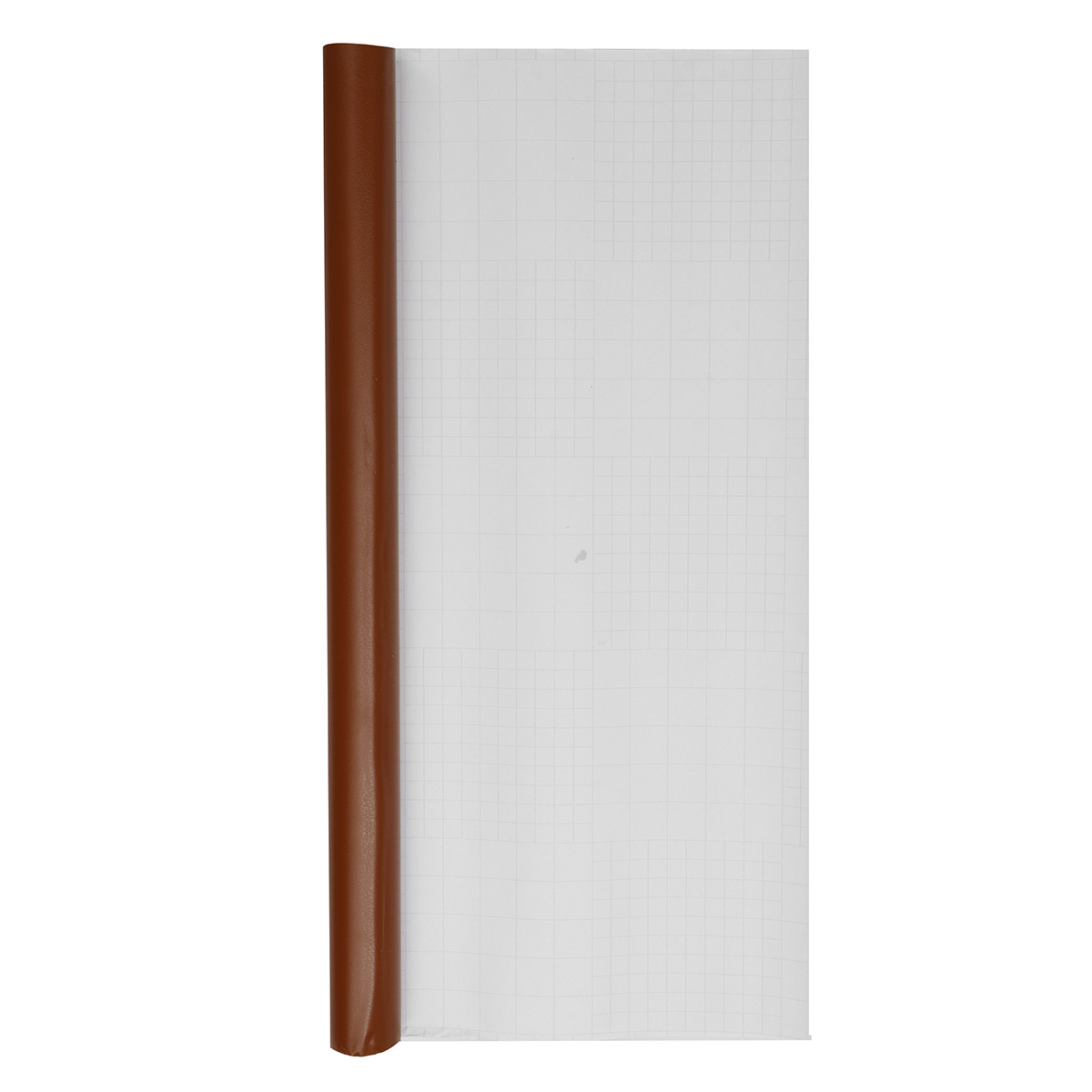 150x50CM Car Interior Sticker Leather Texture DIY Dashboard Trim Sheet - Brown Color