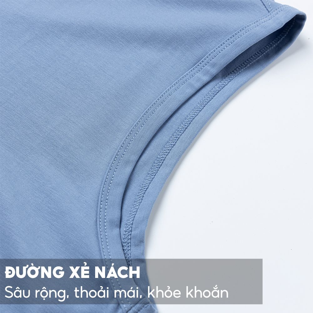 Áo Sát Nách Nam 5S FASHION, Chất Cotton Mềm Mát, Thấm Hút Tốt, Thiết Kế Trơn Basic, Thể Thao, Khỏe Khoắn