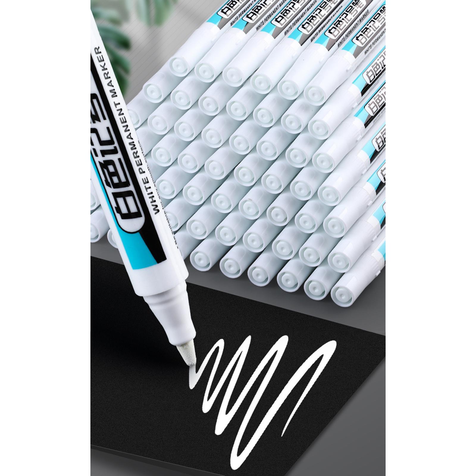 Multipurpose White Markers Paint Pen Glass Drawing Bathroom Foam Carpenter Marker Pen