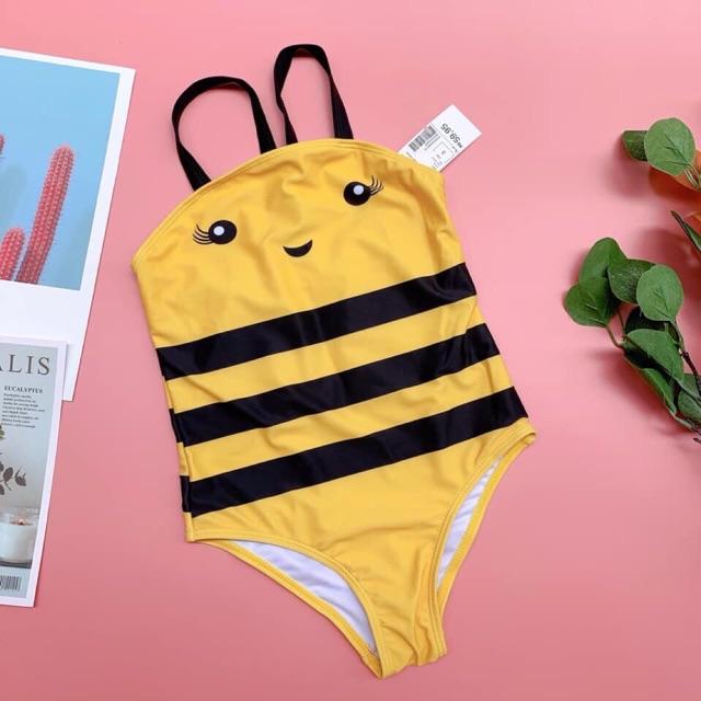 Bộ bơi ong vàng liền thân xuất xịn cho bé gái