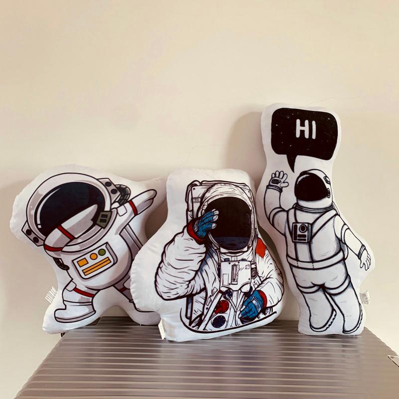Mô Phỏng Không Gian Loạt Sang Trọng Gối Đồ Chơi Phi Hành Gia Spaceman Tên Lửa Tàu Vũ Trụ Búp Bê Nhồi Bông Ngủ Trưa Gối Bé Trai Trẻ Em Quà Tặng Sinh Nhật