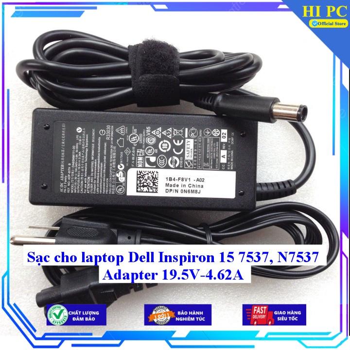 Sạc cho laptop Dell Inspiron 15 7537 N7537 Adapter 19.5V-4.62A - Kèm Dây nguồn - Hàng Nhập Khẩu