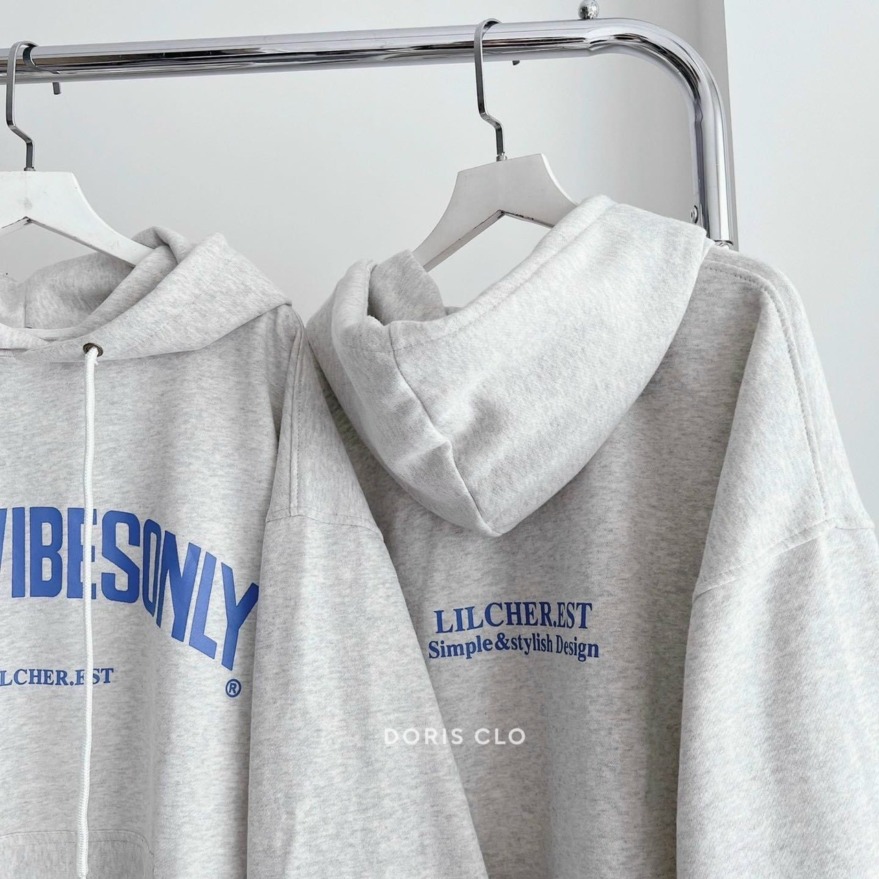 Áo Hoodie GOODVIBESONLY Form Rộng Unisex Hàn Quốc - Khoác Nỉ Nam Nữ Có Nón Mũ Chống Nắng - Thu Đông