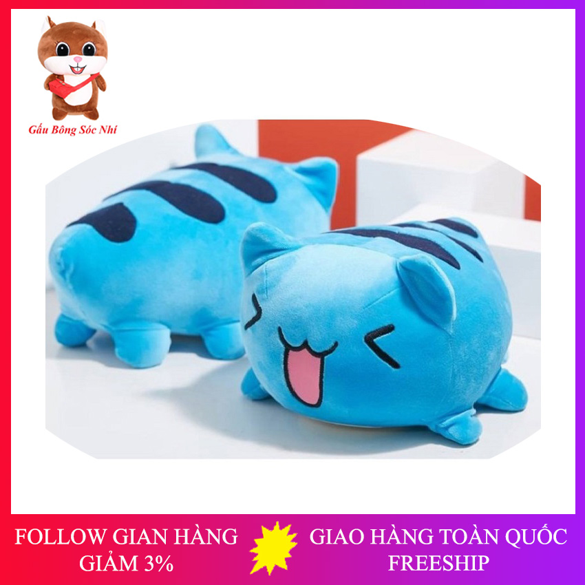 Gấu Bông, Thú nhồi bông gối ôm mèo capoo cao cấp