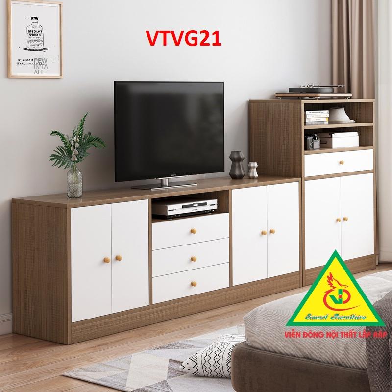 Kệ Ti Vi để sàn Trang Trí VTVG21 - Nội Thất Lắp Ráp Viendong Adv