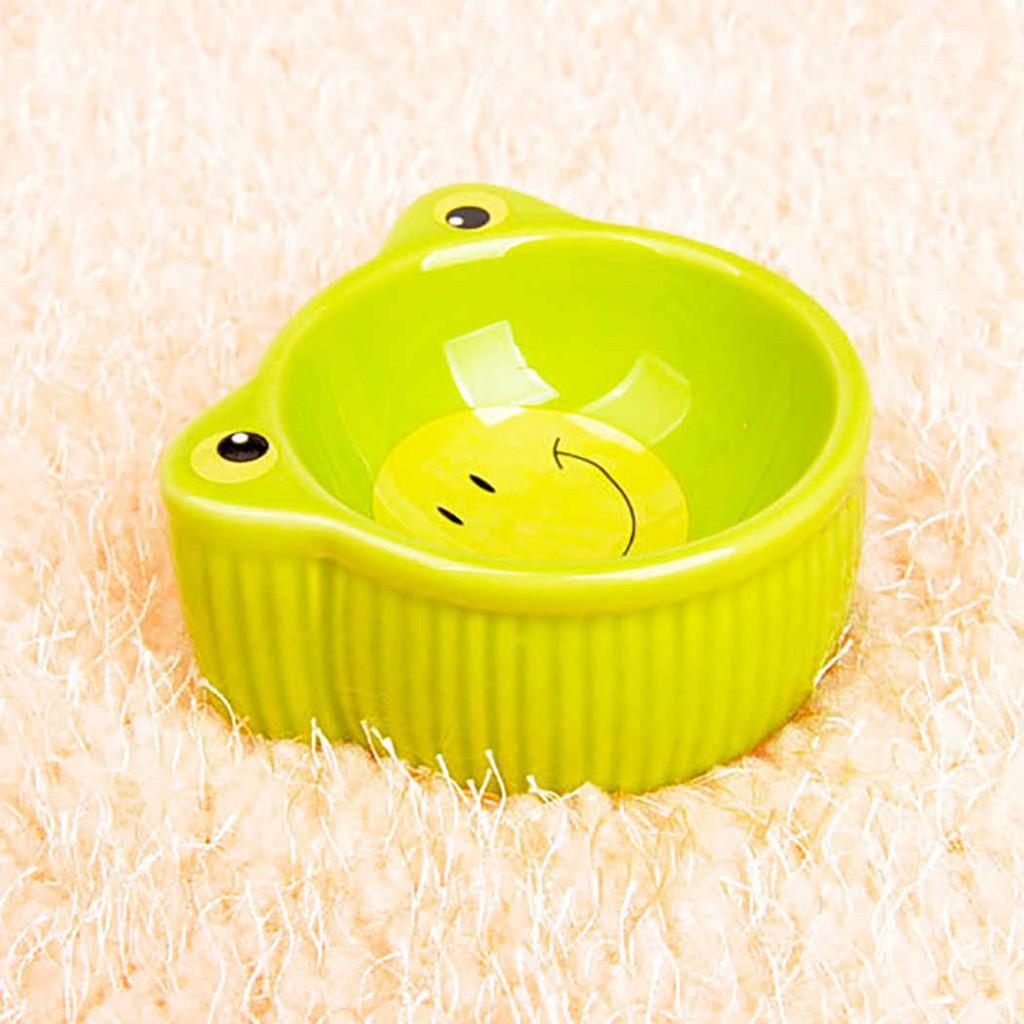 Bát ăn sứ hình con Ếch , Lợn & Gấu cho hamster