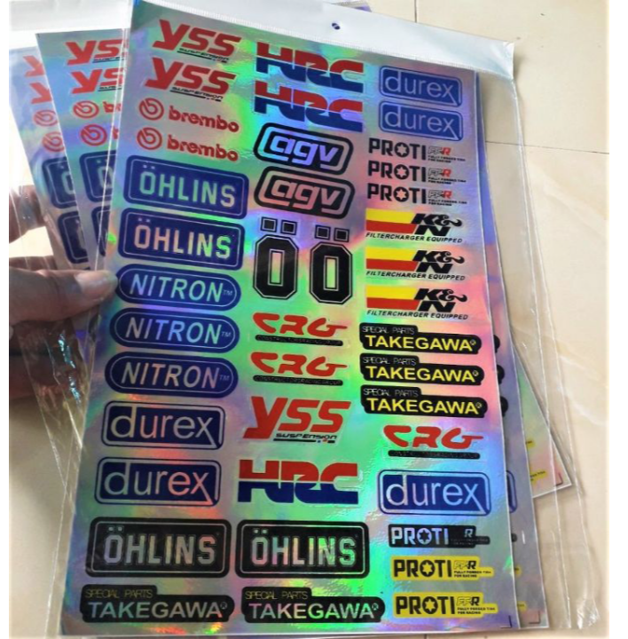 Bộ 32 tem dán trang tri xe siêu đẹp cho xế yêu của bạn nổi bật hơn