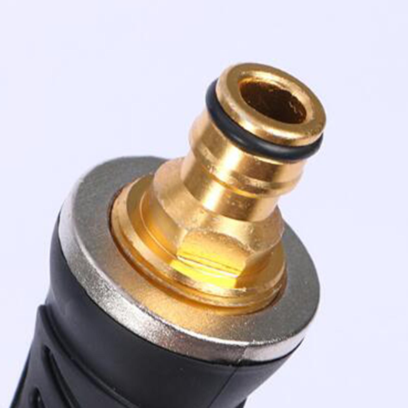Garden Hose Nozzle Spray Nozzle Brass Heavy Duty Sprayer 4 Spraying Patterns