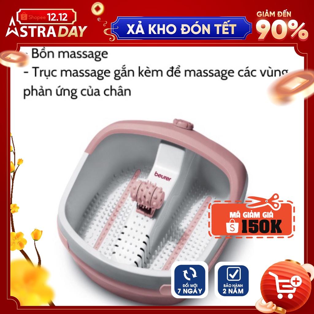 Bồn ngâm chân hồng ngoại Beurer FB25, chậu massage chân rung, sủi giữ ấm nước, chậu ngâm chân nước nón