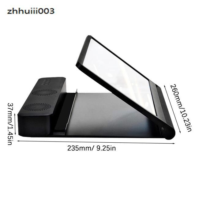 Bộ Khuếch Đại Âm Thanh Điện Thoại Di Động Zhiyuhi F12 Hd Màn Hình Lớn 12 Inch Bluetooth 6d