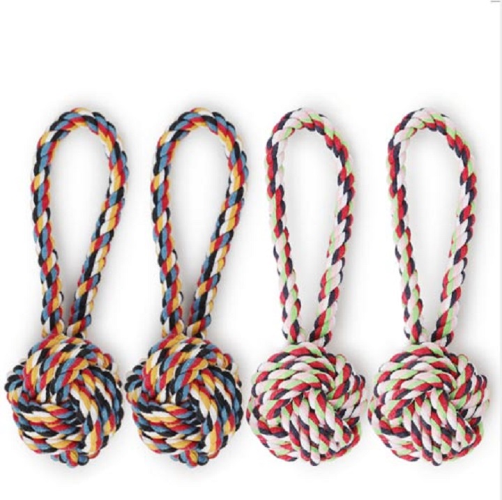 Đồ chơi banh dây thừng cho chó - Genyo toy 026