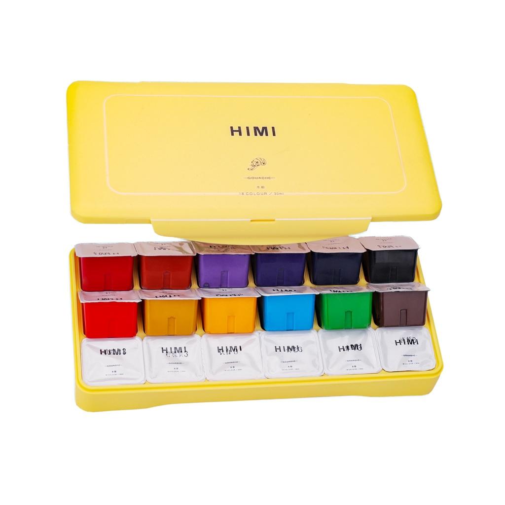 Màu nước Gouache Himi 18 Màu (Color) siêu cấp quyến rũ