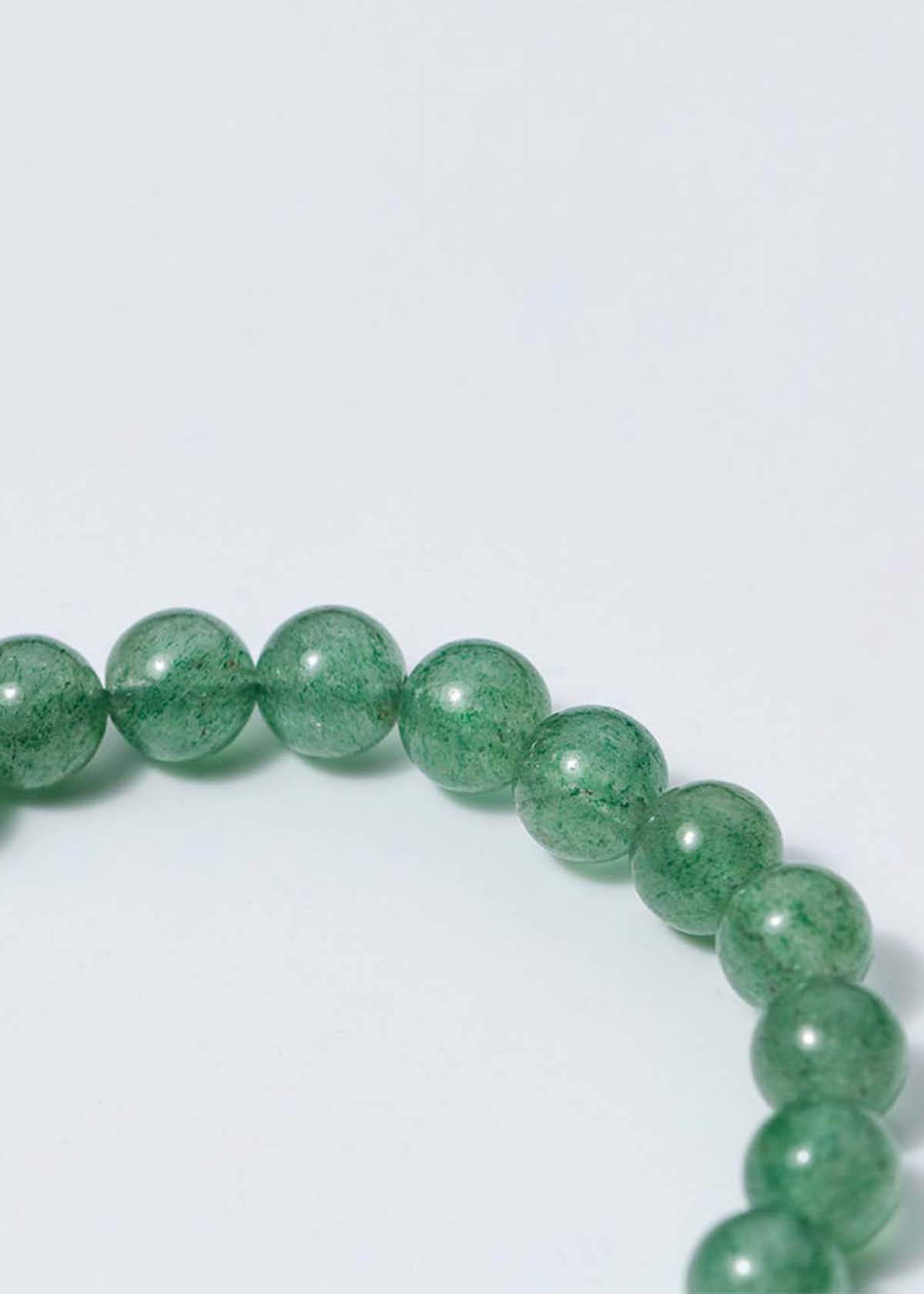 Vòng tay đá thạch anh dâu xanh phối đá xà cừ - Ngọc Quý Gemstones