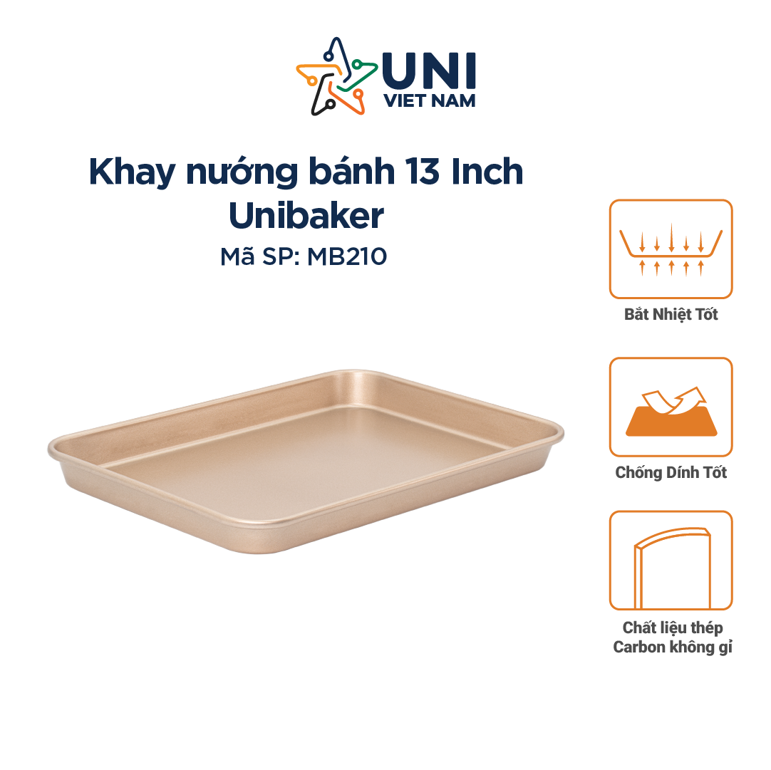 KHAY NƯỚNG BÁNH 13 INCH UNIBAKER MB210
