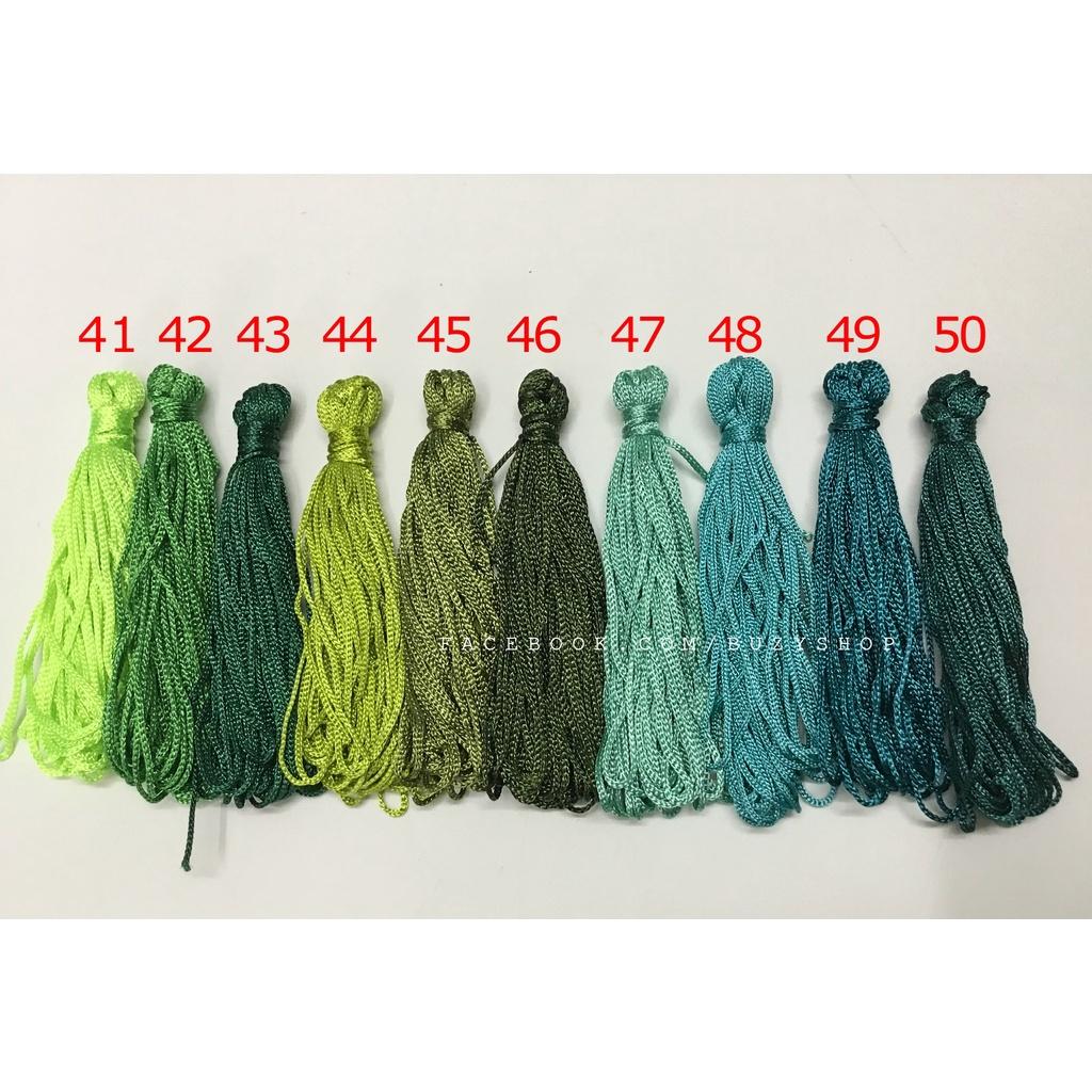 combo 50 màu dây cotton 1mm 