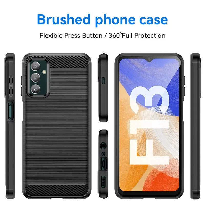 Ốp lưng chống sốc vân kim loại cho Samsung Galaxy M13 / A13 4G hiệu Likgus  - Hàng nhập khẩu