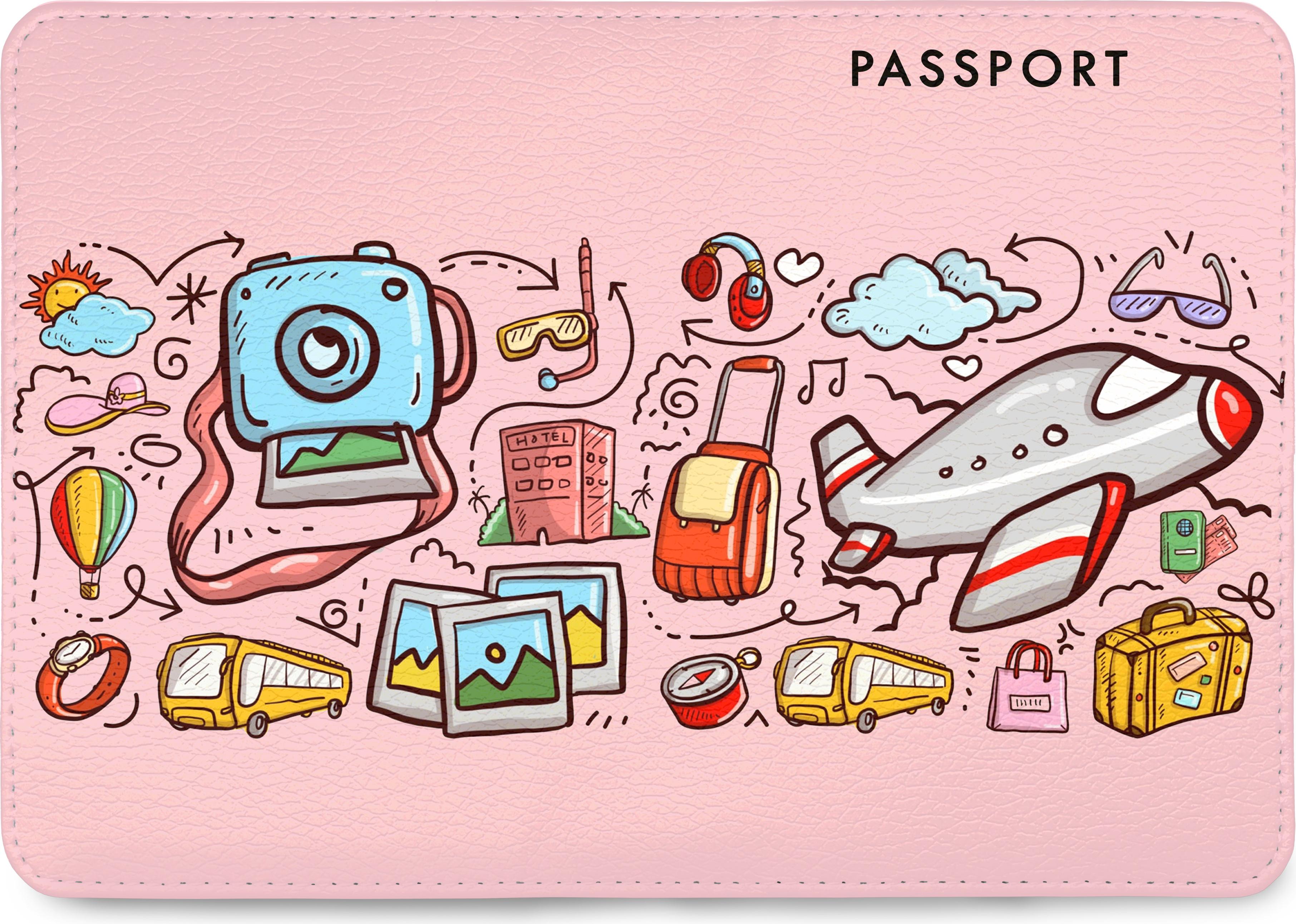 Bao Da Đựng Hộ Chiếu Và Phụ Kiện Cute - Đa Năng Tiện Lợi - Ví Passport Du Lịch Stormbreaker - Passport Cover - PPT141