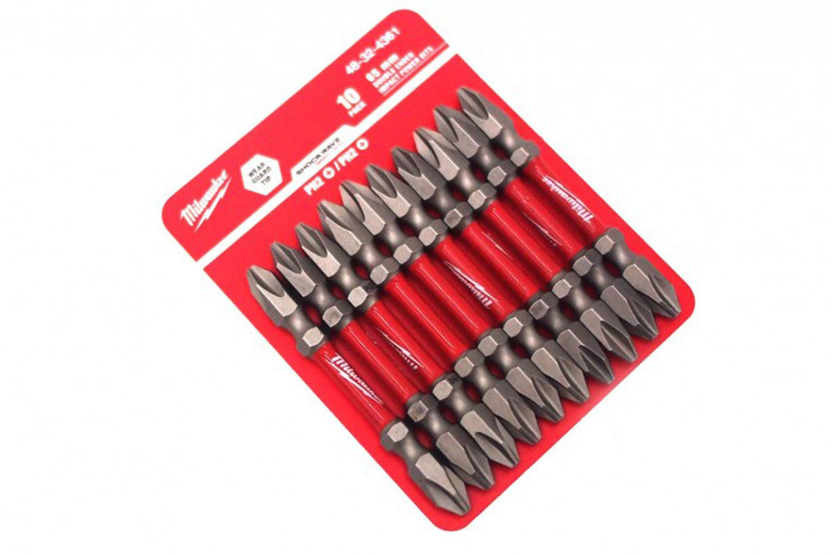 Đầu vặn vít ngắn (PH2-65mm) (bộ 10 mũi) MILWAUKEE 48-32-4361D