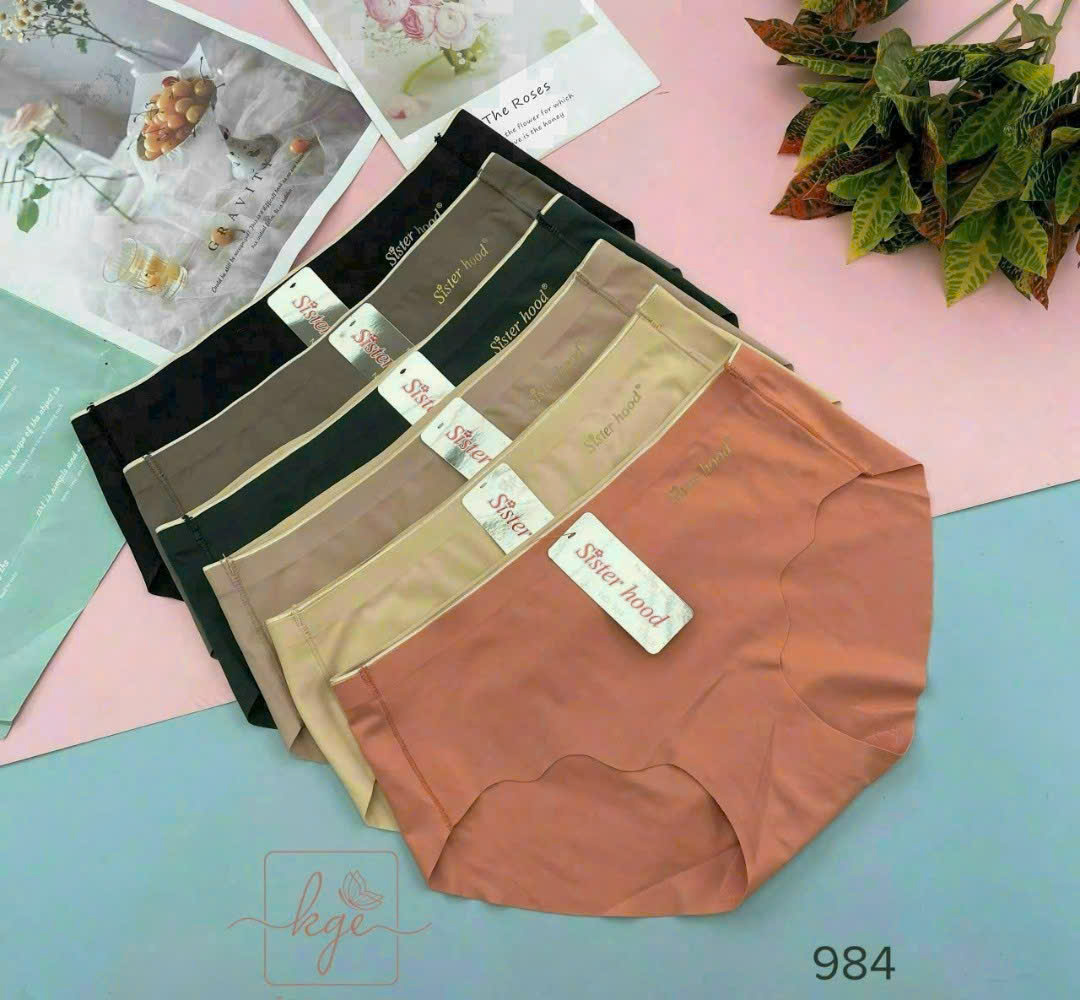 SET 5 Quần Lót Nữ su đúc thun lạnh, không đường may hoa cúc (giao màu ngẫu nhiên)