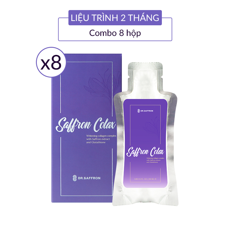 Saffron Collagen Colax Liệu Trình 2 Tháng