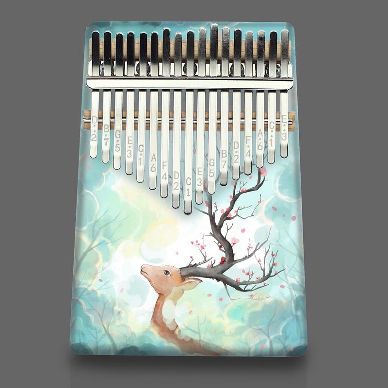 Đàn kalimba 17 phím giá rẻ full phụ kiện cho học sinh bằng gỗ gecko