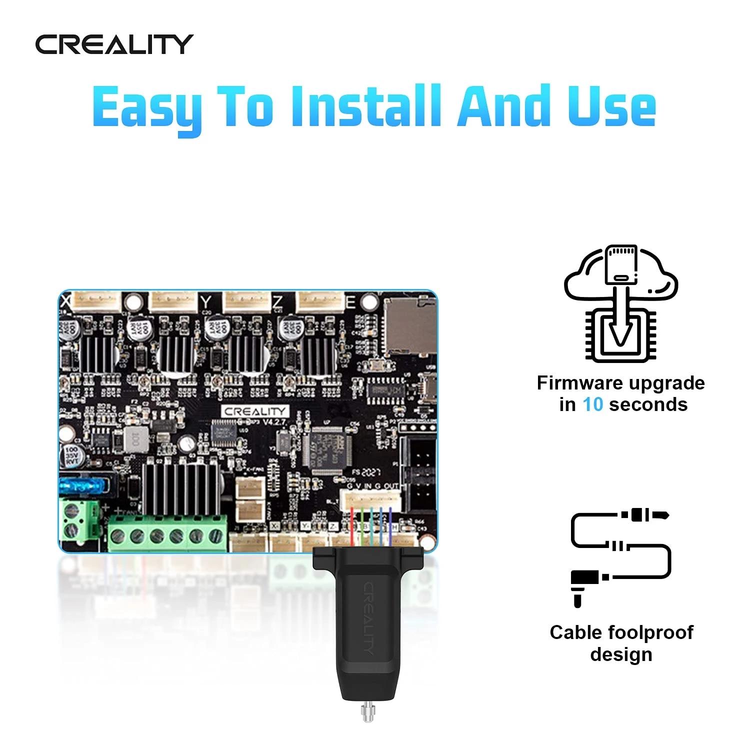 Máy in 3D CREALITY CR Cảm biến cảm ứng Bộ cân bằng tự động 32Bit Tấm giá đỡ cho các bộ phận Ender-3/Ender-3 V2/Ender-3 Pro