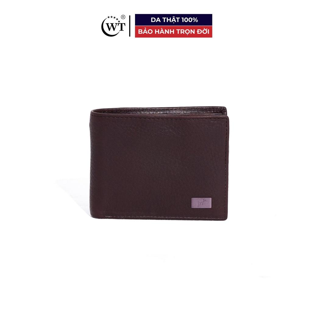 Ví Da Nam Da Bò Cao Cấp WT Leather Màu Nâu, Màu Đen FLY BOXY