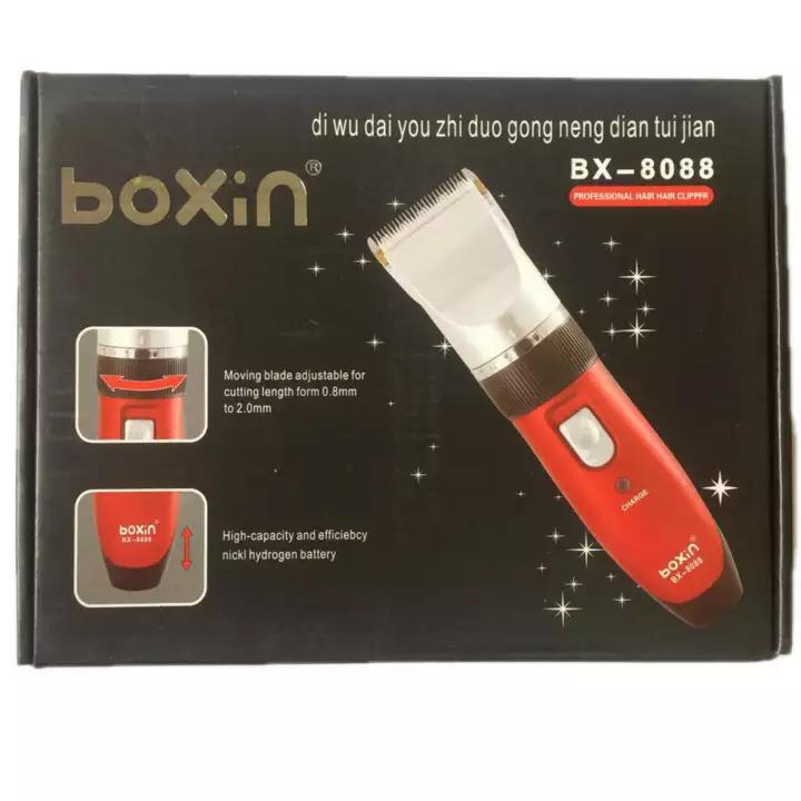 Tông đơ hớt tóc gia đình BOXIN -8088 cao cấp- Tặng kèm thêm 1 viên pin dự phòng