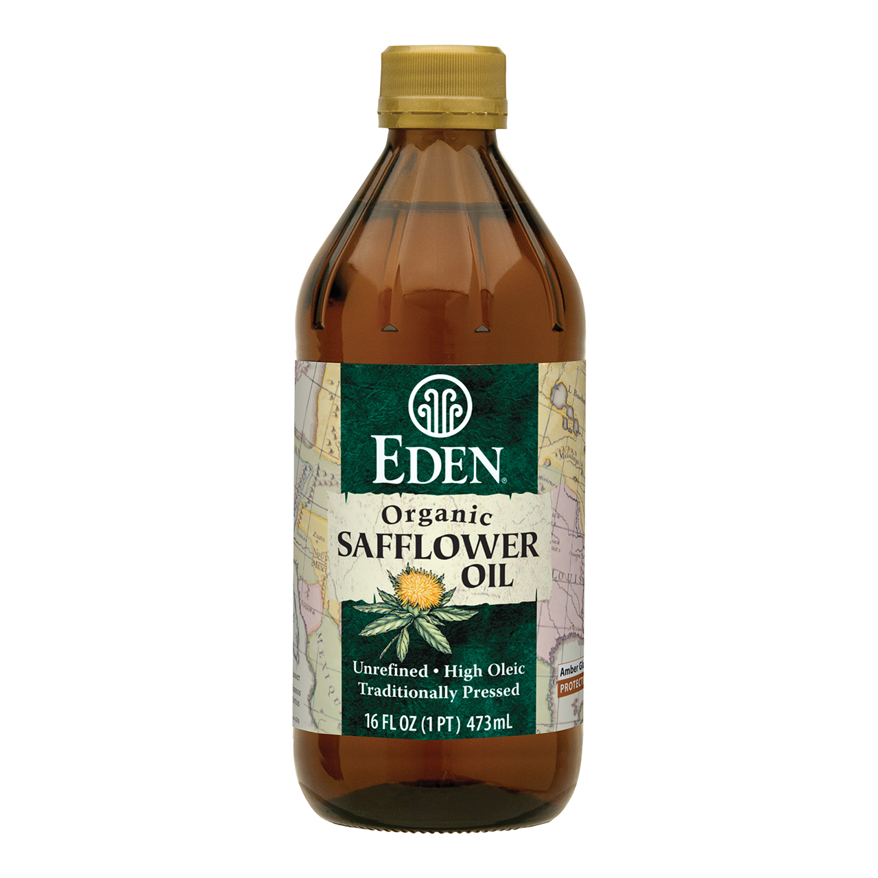 Dầu hoa rum hữu cơ Eden 473ml
