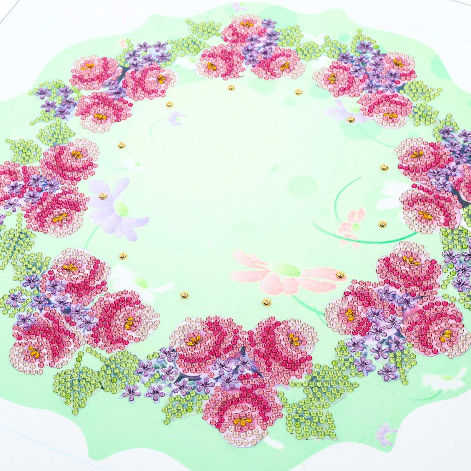 Bộ tranh đính đá 5D tự làm mẫu đồng hồ treo tường