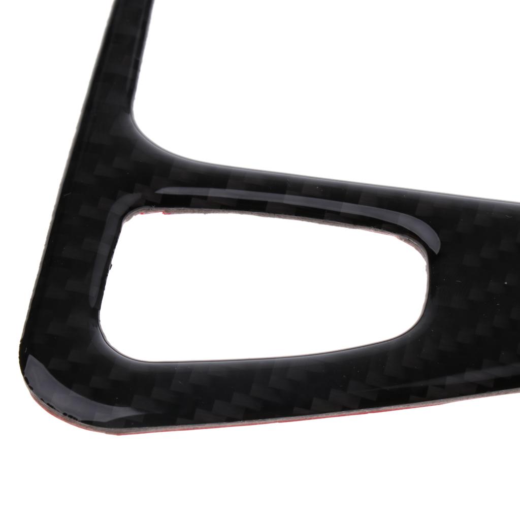 Car Gear Shift Surround Frame Cover Carbon Fiber