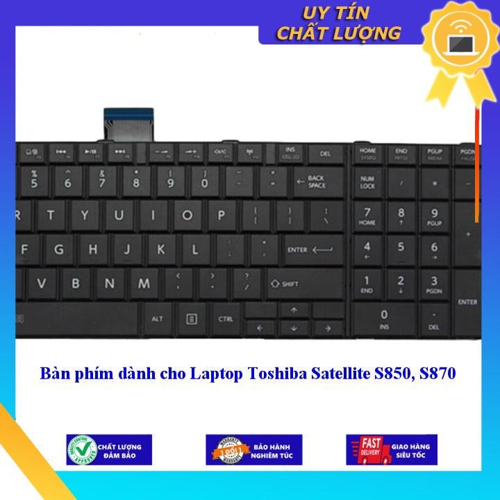 Bàn phím dùng cho Laptop Toshiba Satellite S850 S870 - Hàng Nhập Khẩu New Seal